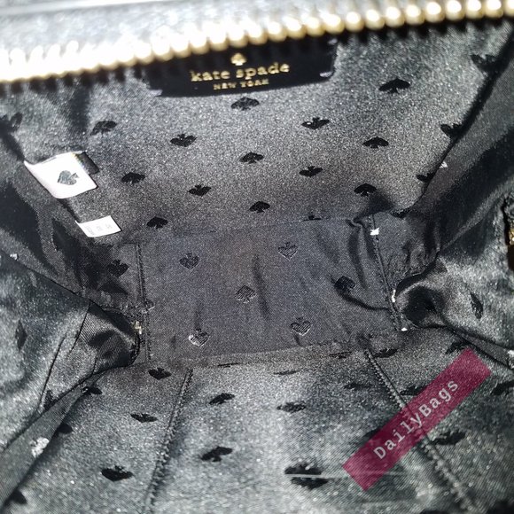 NWT KATE SPADE DAISY MEOW CROSSBODY BLACK LEOPARD WHITE WKR00600 100% AUTHENTIC - Picture 2 of 13